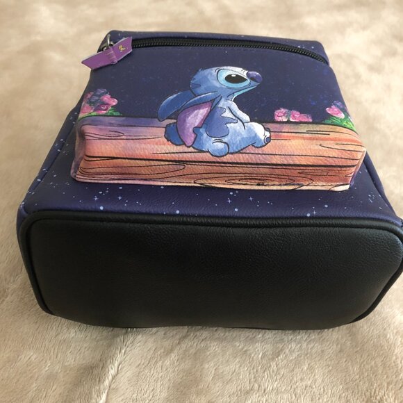 NWT Loungefly Disney Stitch Starry Night Mini Backpack - Picture 5 of 7